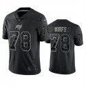 Tampa Bay Buccaneers #78 Tristan Wirfs Black Reflective Limited Stitched Jersey