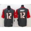 Tampa Bay Buccaneers #12 Tom Brady 2020 Grey Vapor Untouchable Stitched Jersey