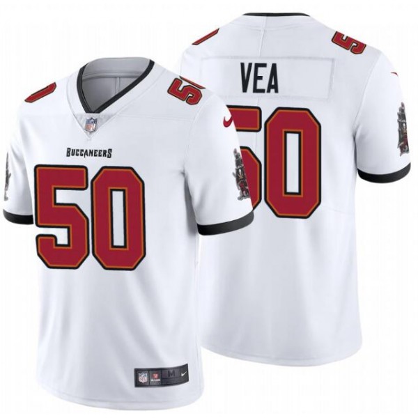 Tampa Bay Buccaneers #50 Vita Vea 2020 White Vapor Untouchable Limited Stitched Jersey