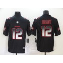 Tampa Bay Buccaneers #12 Tom Brady 2020 Black Smoke Fashion Limited Stitched Jersey