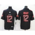 Tampa Bay Buccaneers #12 Tom Brady 2020 Black Impact Limited Stitched Jersey