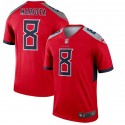 Tennessee Titans #8 Marcus Mariota Silver Inverted Legend LJersey