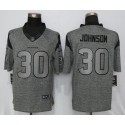 Texans #30 Kevin Johnson Gray Stitched Limited Gridiron Gray Nike Jersey