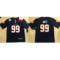 Texans #99 J.J. Watt Navy Limited Stitched Jersey