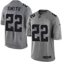 Vikings #22 Harrison Smith Gray Stitched Limited Gridiron Gray Nike Jersey