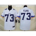 Vikings #73 Sharrif Floyd White Stitched Limited Nike Jersey