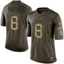 Vikings #8 Sam Bradford Green Stitched Limited Salute To Service Nike Jersey