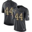 Vikings #44 Matt Asiata Black Stitched Limited 2016 Salute To Service Nike Jersey