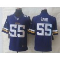 Vikings #55 Anthony Barr Purple Team Color Stitched Limited Nike Jersey