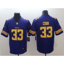 Vikings #33 Dalvin Cook Purple Rush Limited Stitched Jersey