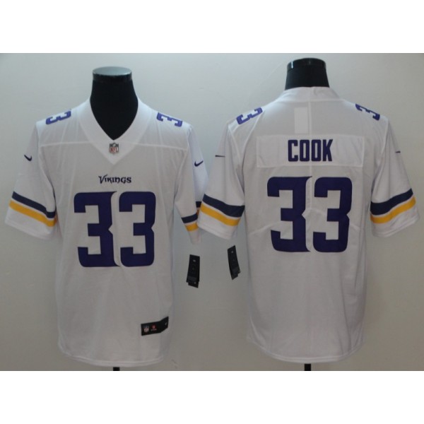Vikings #33 Dalvin Cook White Vapor Untouchable Limited Stitched Jersey
