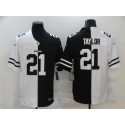 Washington Football Team #21 Sean Taylor Black White Split 2020 Stitched Jersey