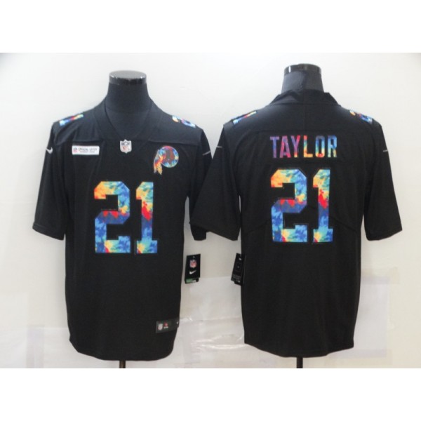 Washington Football Team #21 Sean Taylor 2020 Black Crucial Catch Limited Stitched Jersey
