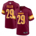 Washington Commanders #29 Kendall Fuller 2022 Burgundy Game Stitched Jersey