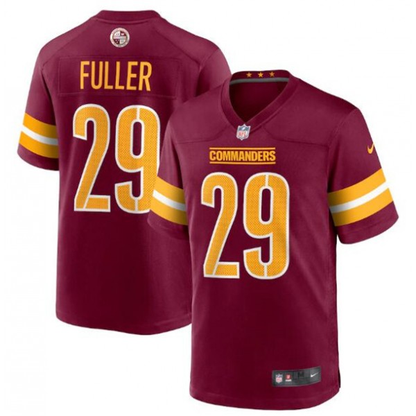 Washington Commanders #29 Kendall Fuller 2022 Burgundy Game Stitched Jersey