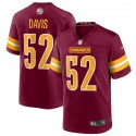 Washington Commanders #52 Jamin Davis 2022 Burgundy Game Stitched Jersey