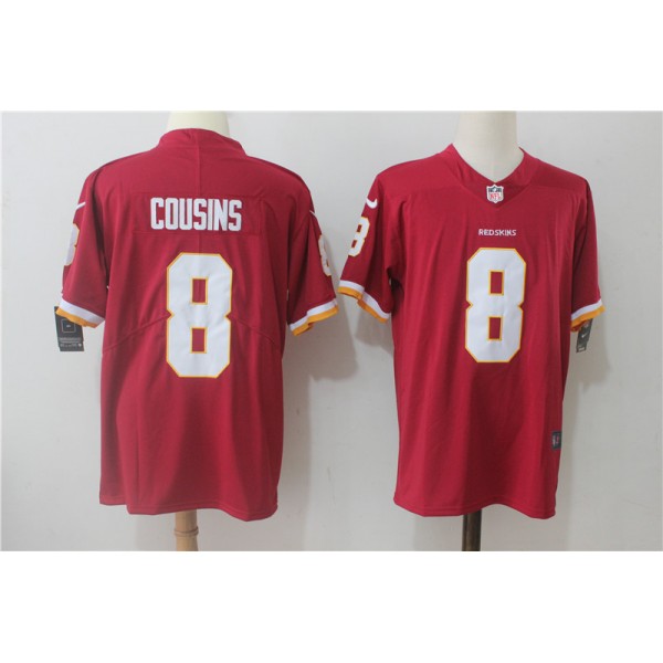 Washington Redskins #8 Kirk Cousins Red Alternate Stitched Vapor Untouchable Limited Nike Jersey