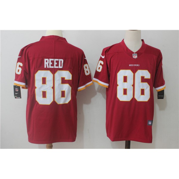 Washington Redskins #86 Jordan Reed Red Stitched Vapor Untouchable Limited Nike Jersey