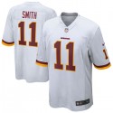 Washington Redskins #11 Alex Smith White Game Jersey