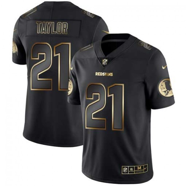 Washington Redskins #21 Sean Taylor 2019 Black Gold Edition Stitched Jersey