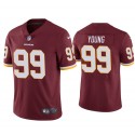 Washington Redskins #99 Chase Young Burgundy Vapor Limited Jersey