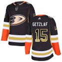 Anaheim Ducks #15 Ryan Getzlaf Black Drift Fashion Stitched Jersey