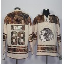 Blackhawks #88 Patrick Kane Cream Camo Stitched Jersey