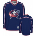 Blue Jackets Blank Stitched Blue Jersey