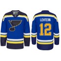 Blues #12 Jori Lehtera Light Blue Home Stitched Jersey