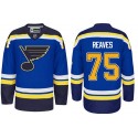 Blues #75 Ryan Reaves Light Blue Home Stitched Jersey