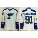 Blues #91 Vladimir Tarasenko White Away Stitched Jersey