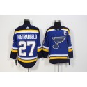 Adidas St. Louis Blues #27 Alex Pietrangelo Blue Stitched Jersey