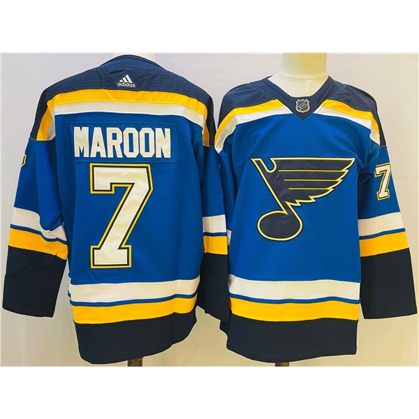 St. Louis Blues #7 Patrick Maroon Blue Winter Classic Stitched Jersey