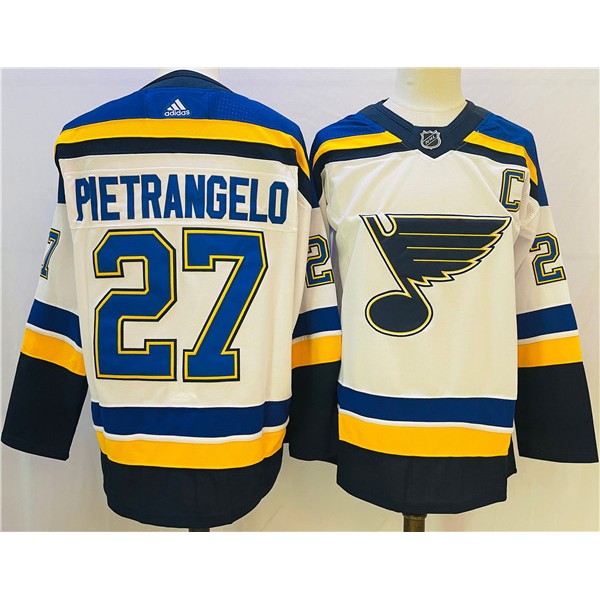 St. Louis Blues #27 Alex Pietrangelo Cream Winter Classic Stitched Jersey