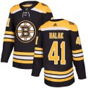 Boston Bruins #41 Jaroslav Halak Black Stitched Jersey