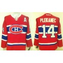 Canadiens #14 Tomas Plekanec Stitched Red New CH Jersey