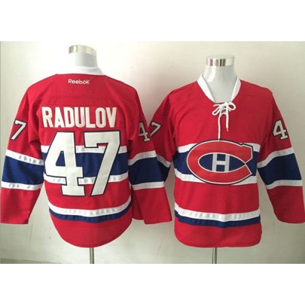 Canadiens #47 Alexander Radulov Red Stitched Jersey