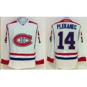 Canadiens #14 Tomas Plekanec Stitched White Jersey