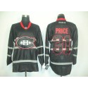 Canadiens #31 Carey Price Black Ice Stitched Jersey
