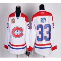 Canadiens #33 Patrick Roy White Heritage Classic Style Stitched Jersey