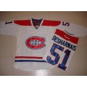 Canadiens #51 David Desharnais White New CH Stitched Jersey