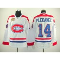 Canadiens #14 Tomas Plekanec Stitched White Heritage Classic Style Jersey