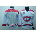 Canadiens Blank Stitched White Heritage Classic Style Jersey