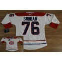 Canadiens #76 PK Subban Stitched White Heritage Classic Style Jersey