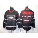 Canadiens #27 Alex Galchenyuk Black Ice Stitched Jersey