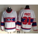 Canadiens #31 Carey Price White CCM Throwback Stitched Jersey