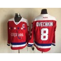 Capitals #8 Alex Ovechkin Red Alternate Stitched Jersey