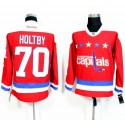 Capitals #70 Braden Holtby Red Alternate Stitched Jersey