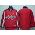 Capitals Blank Stitched Red Jersey