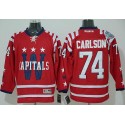Capitals #74 John Carlson 2015 Winter Classic Red Stitched Jersey